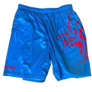 Spiderz Brand Blue Men's Athletic Shorts with Pockets and Drawstring | Size 4XL